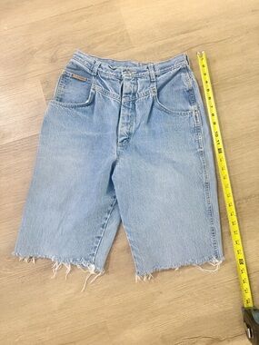 Gitano Light Blue Denim Shorts with Label Detail